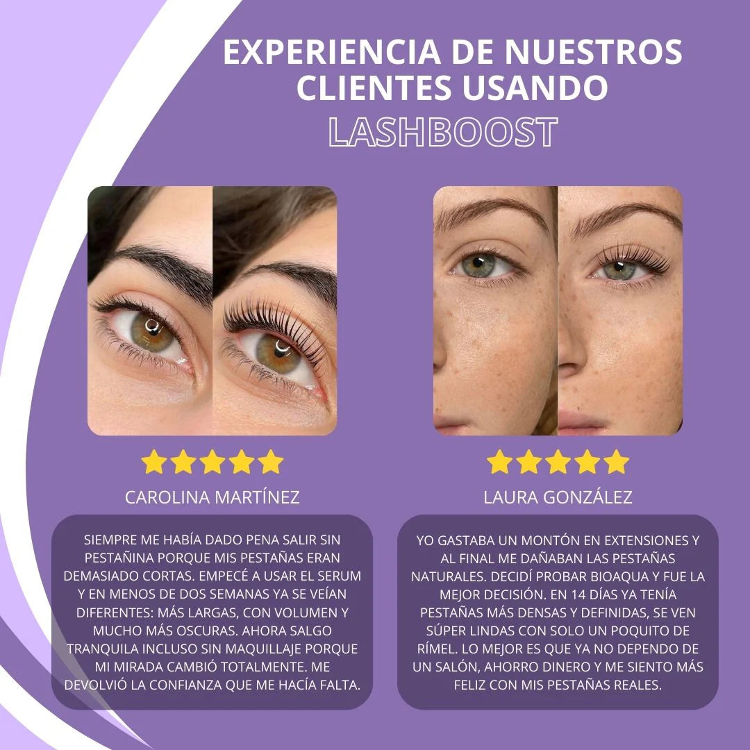 ¡SÉRUM BIOAQUA© - Recupera Cejas y Pestañas Pobladas en 12 Días!